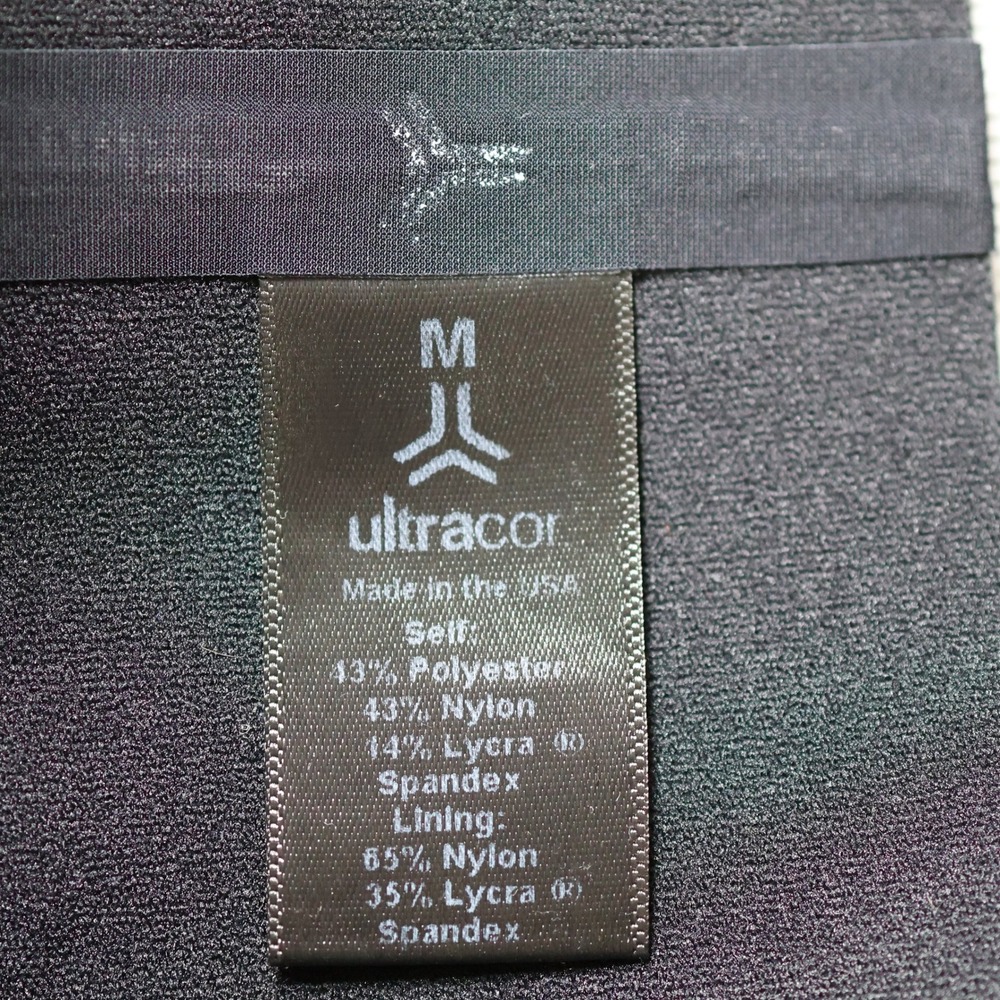 Ultracor Leggings Womens Medium Green Black Snakeskin Print Activewear Yoga - Picture 6 of 11